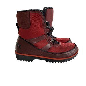 Sorel Tivoli ll Red Dahlia Women's Winter Boots Sz 8​​​​